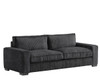 Luxe - Corduroy Sofa With Sleek Design, Spacious And Comfortable 3 Seater Couch