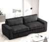 Luxe - Corduroy Sofa With Sleek Design, Spacious And Comfortable 3 Seater Couch Luxe - Corduroy Sofa With Sleek Design, Spacious And Comfortable 3 Seater Couch