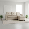 Convertible L Shaped Sectional Sleeper Sofa Bed, Saving Pull Out Couch