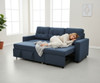 Convertible L Shaped Sectional Sleeper Sofa Bed, Saving Pull Out Couch