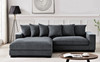 Luxe - Oversized 2 Piece Sectional Couches For Living Room, L Shaped Sofa With Chaise