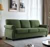 Soft Sofa, Upholstered 3 Seater Couch With High Density Foam, Loose Back Cushions And Turned Legs Soft Sofa, Upholstered 3 Seater Couch With High Density Foam, Loose Back Cushions And Turned Legs