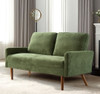 Loveseat Sofa, European Style With Sleek Design, Modern & Vintage Flair, Upholstered 2 Seater Couch