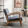 Classic Mid-Century Modern Accent Chairs, Open Framed Armchair With Cushioning Classic Mid-Century Modern Accent Chairs, Open Framed Armchair With Cushioning