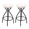 Modern Backless Bar Stools For Kitchen Island (Set of 2)