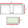 Comfortable Modern Patio Rattan Sectional Set With Cushions
