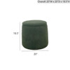Elegant Round Storage Ottoman Upholstered Elegant Round Storage Ottoman Upholstered