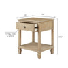 Victoria - Bedside Table With Drawer And Shelf Victoria - Bedside Table With Drawer And Shelf