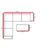 Modern Patio Rattan Sectional Set With Cushions
