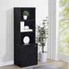 Multifunctional Bookcase With Three Open Shelves, 2 Drawers, Dual USB Charging Outlet Multifunctional Bookcase With Three Open Shelves, 2 Drawers, Dual USB Charging Outlet