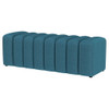 Modern Upholstered Tufted Accent Bench & Round Legs Modern Upholstered Tufted Accent Bench & Round Legs