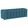 Modern Upholstered Tufted Accent Bench & Round Legs Modern Upholstered Tufted Accent Bench & Round Legs
