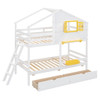 Bunk Bed With Playhouse Roof And Window Bunk Bed With Playhouse Roof And Window