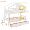 Bunk Bed With Playhouse Roof And Window Bunk Bed With Playhouse Roof And Window