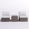 Modern Wicker Outdoor Seating Set With Cushions Modern Wicker Outdoor Seating Set With Cushions
