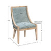 Upholstered Dining Chair With Nailhead Trim Upholstered Dining Chair With Nailhead Trim
