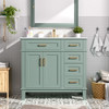 Modern Bathroom Vanity With Ceramic Sink, Soft Close Storage Cabinet Modern Bathroom Vanity With Ceramic Sink, Soft Close Storage Cabinet