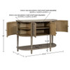Bedford - Accent Cabinet With Lower Shelf - Natural Bedford - Accent Cabinet With Lower Shelf - Natural