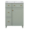 Transitional Style Bathroom Vanity Cabinet With Ceramic Sink Transitional Style Bathroom Vanity Cabinet With Ceramic Sink