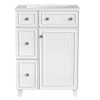 Transitional Style Bathroom Vanity Cabinet With Ceramic Sink Transitional Style Bathroom Vanity Cabinet With Ceramic Sink