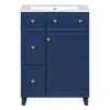 Transitional Style Bathroom Vanity Cabinet With Ceramic Sink Transitional Style Bathroom Vanity Cabinet With Ceramic Sink
