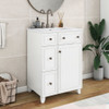 Transitional Style Bathroom Vanity Cabinet With Ceramic Sink Transitional Style Bathroom Vanity Cabinet With Ceramic Sink