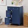 Transitional Style Bathroom Vanity Cabinet With Ceramic Sink Transitional Style Bathroom Vanity Cabinet With Ceramic Sink
