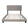 Queen Size Adjustable Headboard Upholstered Bed Frame The Combination Of Modern And Vintage Makes The Whole Visual Effect More Exquisite