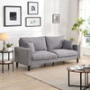 Modern Upholstered 3 Seat Sofa, High Resilience Modern Upholstered 3 Seat Sofa, High Resilience