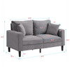 High Resilience Loveseat Sofa With Wooden Frame High Resilience Loveseat Sofa With Wooden Frame