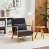 Accent Arm Chair With Pillow Upholstered Accent Arm Chair With Pillow Upholstered