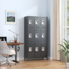 9 Door Lockers With Lock For Secure Storage And - Black 9 Door Lockers With Lock For Secure Storage And - Black