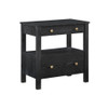 Danielle - 2 Drawer Nightstand With Knobs - Black