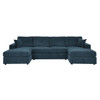 3 Piece Corduroy Double Chaise Sectional Sofa 3 Piece Corduroy Double Chaise Sectional Sofa