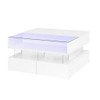 Lift Top Coffee Table With 2 Drawers, Hidden Space And LED Lights For Living Room Lift Top Coffee Table With 2 Drawers, Hidden Space And LED Lights For Living Room