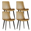 Modern Dining Chair With Carbon Steel Legs