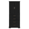 Freestanding Bathroom Cabinet With 3 Drawers, Adjustable Shelf, Soft Close Doors