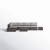 Wicker Sectional Seating Group With Plush Cushions Wicker Sectional Seating Group With Plush Cushions