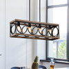Kitchen Island Lights Ceiling Light Farmhouse Dining Room Light Fixture, Wood And Metal Rectangular Ceiling Light, Ceiling Lighting For Living Room, Conference Room, Home Office Kitchen Island Lights Ceiling Light Farmhouse Dining Room Light Fixture, Wood And Metal Rectangular Ceiling Light, Ceiling Lighting For Living Room, Conference Room, Home Office