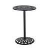 Phoebe - Outdoor Cast Bar Table - Black