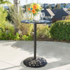 Phoebe - Outdoor Cast Bar Table - Black