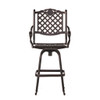 Cast Aluminum Bar Stool - Copper