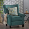 Wide Manual Standard Recliner - Teal Wide Manual Standard Recliner - Teal