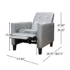 Wide Manual Club Recliner - Dark Gray Wide Manual Club Recliner - Dark Gray