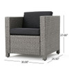 Stylish Outdoor Club Chair With Weather Resistant Cushions