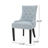 Contemporary Cheney Dining Chair Set With Tufted Design Contemporary Cheney Dining Chair Set With Tufted Design