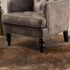 Vitality - Club Chair With Button Tufted Diamond Stitching And Turned Legs Vitality - Club Chair With Button Tufted Diamond Stitching And Turned Legs