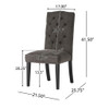 Harriet - Tufted Dining Chair With Button Tufting And Diamond Stitching Harriet - Tufted Dining Chair With Button Tufting And Diamond Stitching