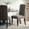 Harriet - Tufted Dining Chair With Button Tufting And Diamond Stitching Harriet - Tufted Dining Chair With Button Tufting And Diamond Stitching