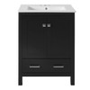 Bathroom Vanity With Integrated Undermount Ceramic Sink, 2 Doors And 1 Drawer, Soft Close Hinges